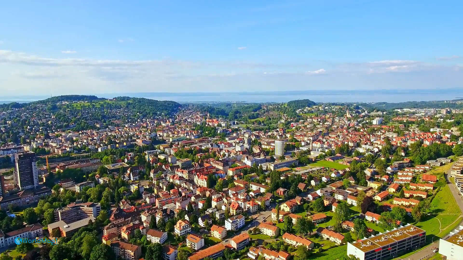 A view of St. Gallen in Switzerland